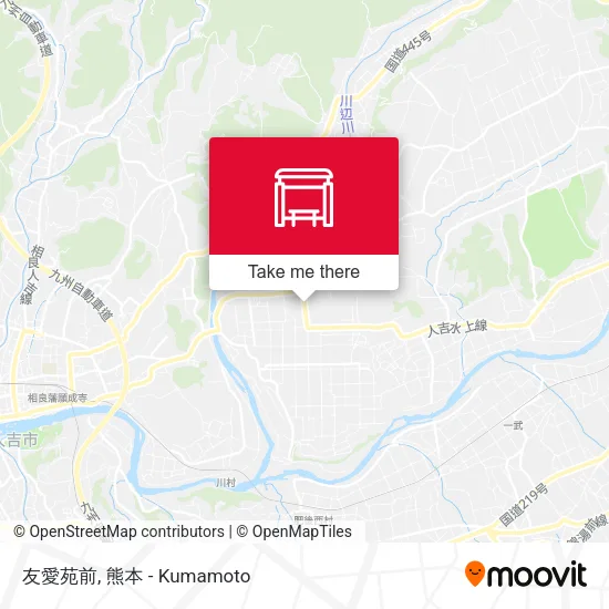 友愛苑前 map