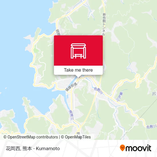 花岡西 map