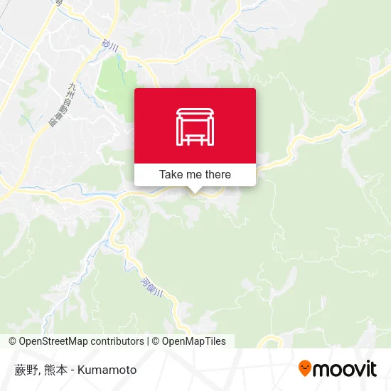 蕨野 map