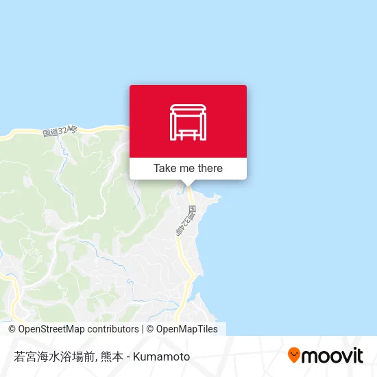 若宮海水浴場前 map