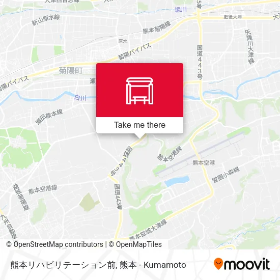 熊本リハビリテーション前 map