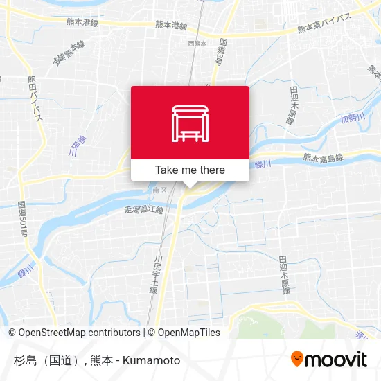 杉島（国道） map