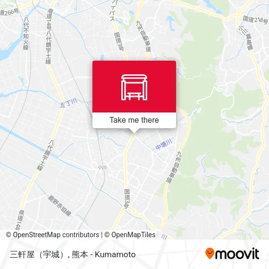 三軒屋（宇城） map