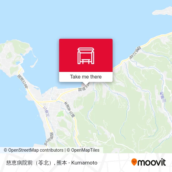 慈恵病院前（苓北） map