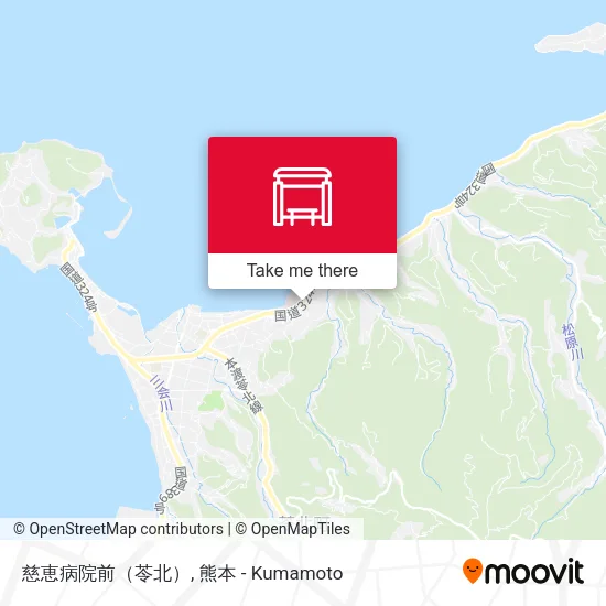 慈恵病院前（苓北） map