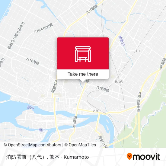 消防署前（八代） map