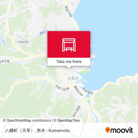 八幡町（天草） map