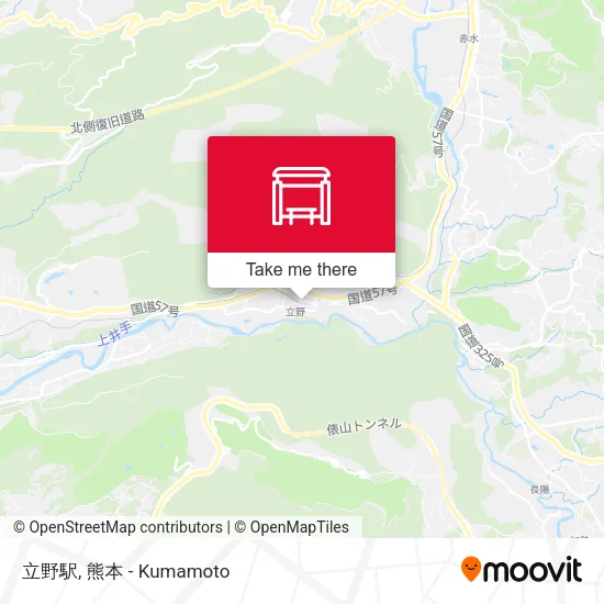 立野駅 map
