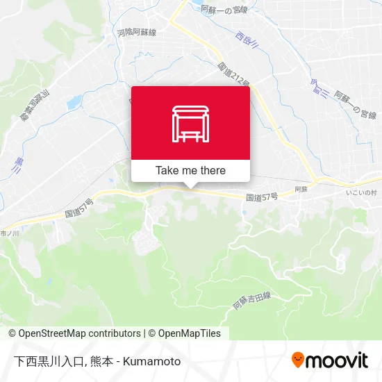 下西黒川入口 map