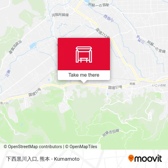 下西黒川入口 map