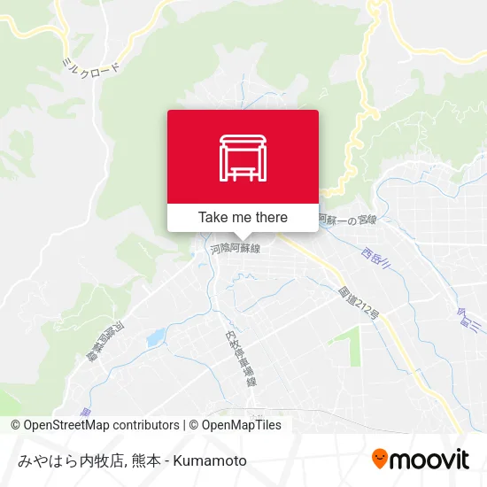 みやはら内牧店 map