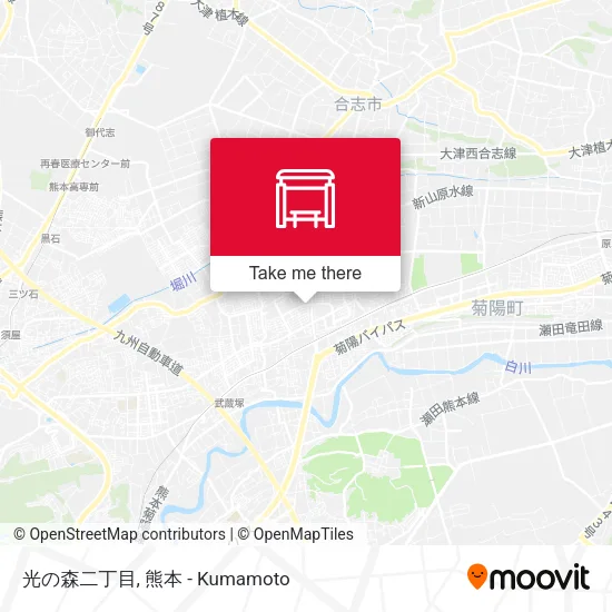 光の森二丁目 map