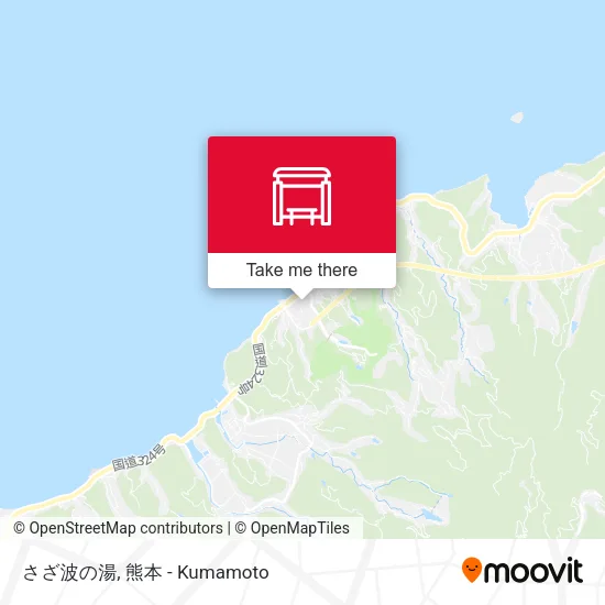 さざ波の湯 map