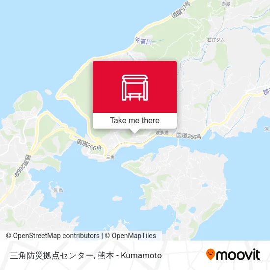 三角防災拠点センター map