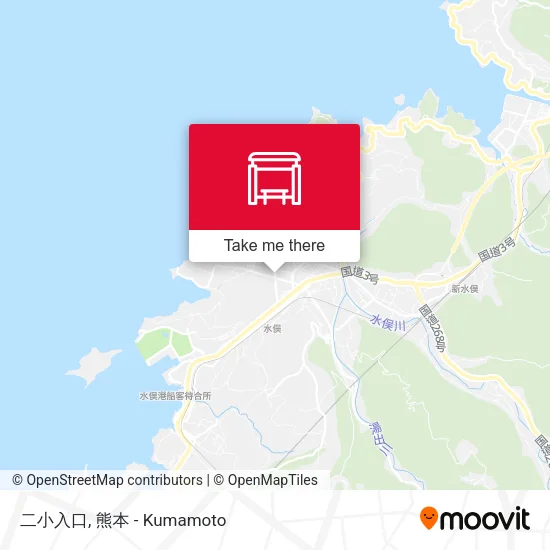 二小入口 map