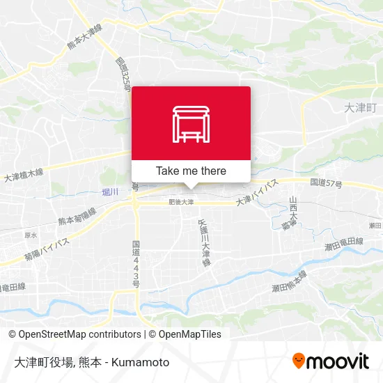 大津町役場 map