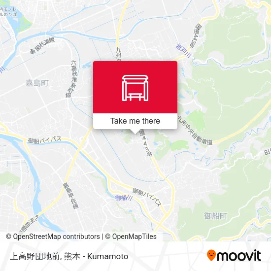上高野団地前 map