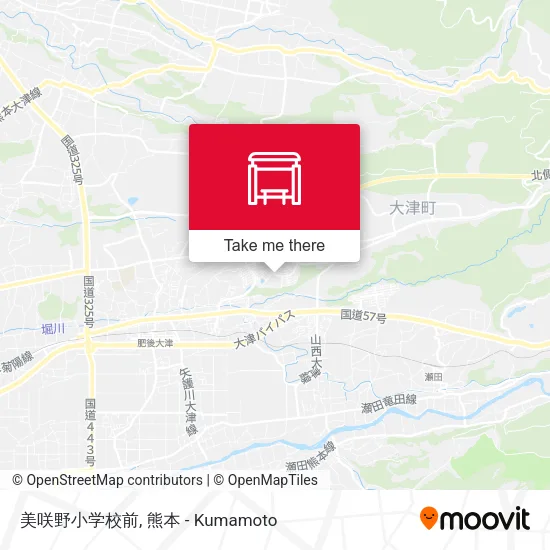 美咲野小学校前 map