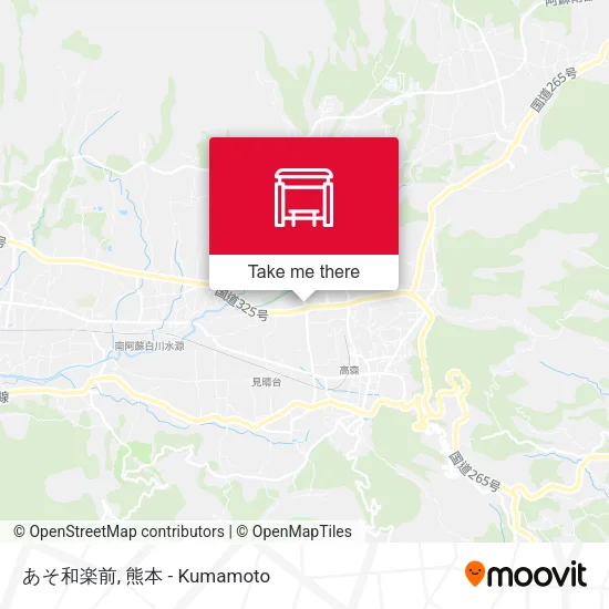 あそ和楽前 map