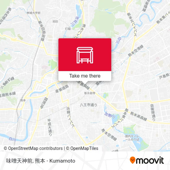 味噌天神前 map