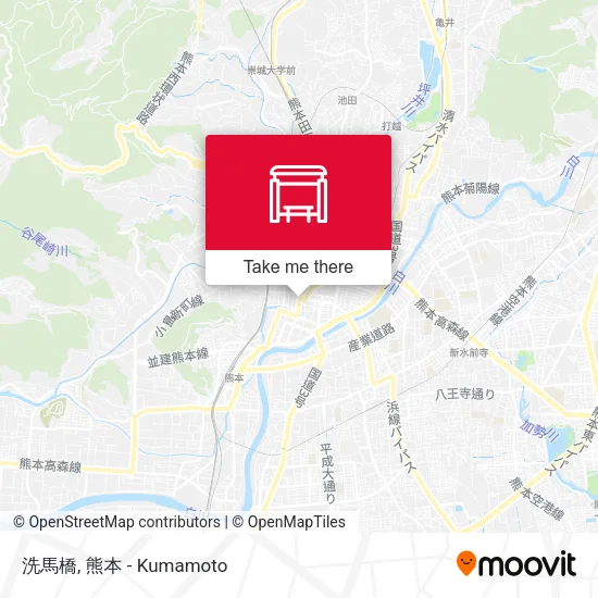 洗馬橋 map