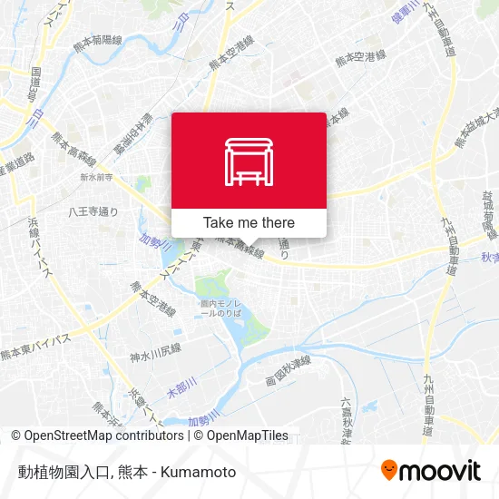 動植物園入口 map