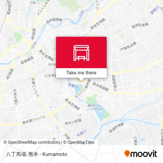 八丁馬場 map