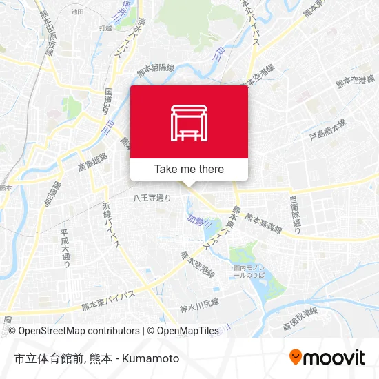 市立体育館前 map
