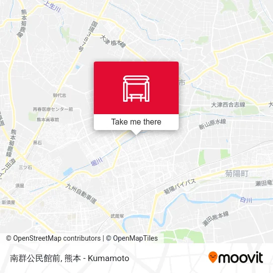 南群公民館前 map