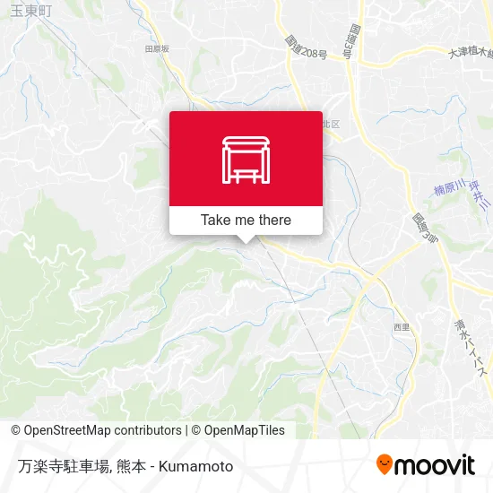 万楽寺駐車場 map