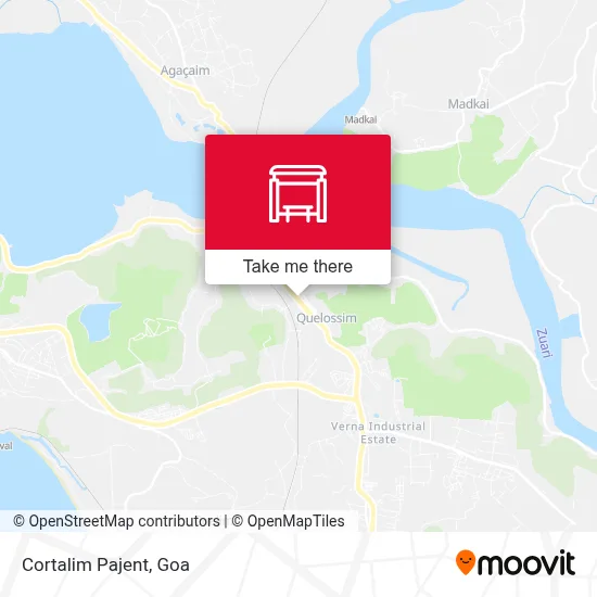 Cortalim Pajent map