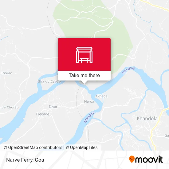 Narve Ferry map