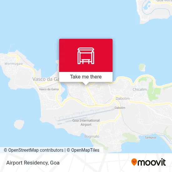 Airport Residency map