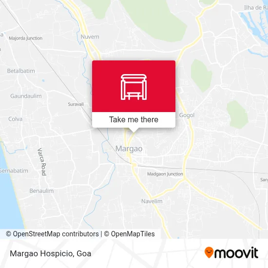 Margao Hospicio map
