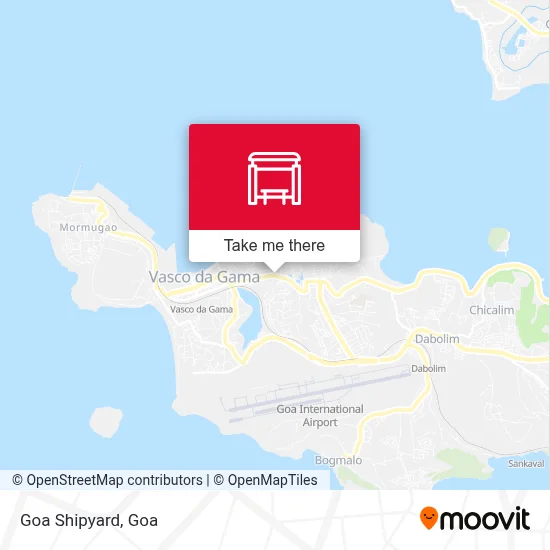Goa Shipyard map