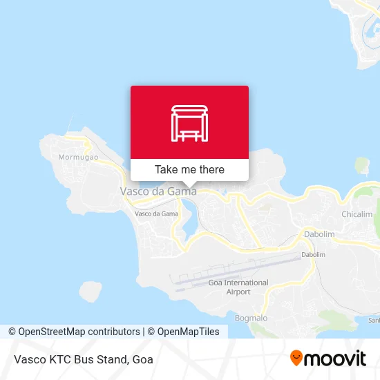Vasco Ktc Bus Stand map