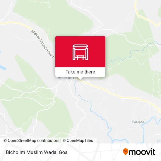Bicholim Muslim Wada map