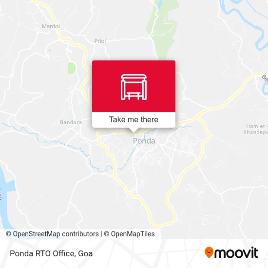 Ponda Rto Office map