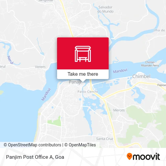 Panjim Post Office A map