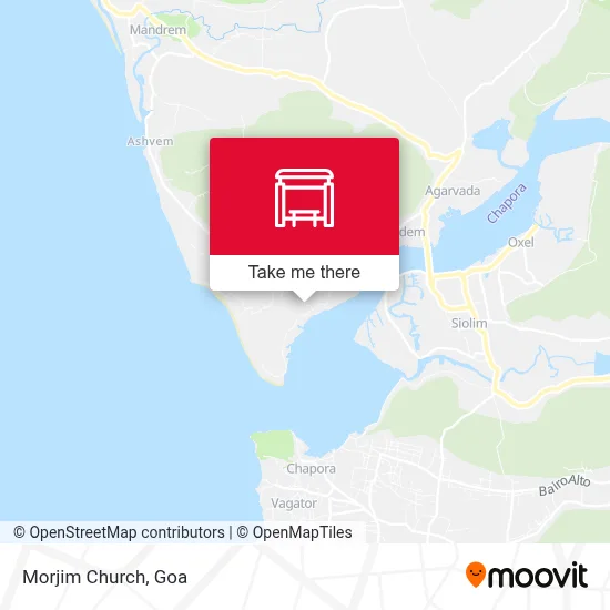 Morjim Church map