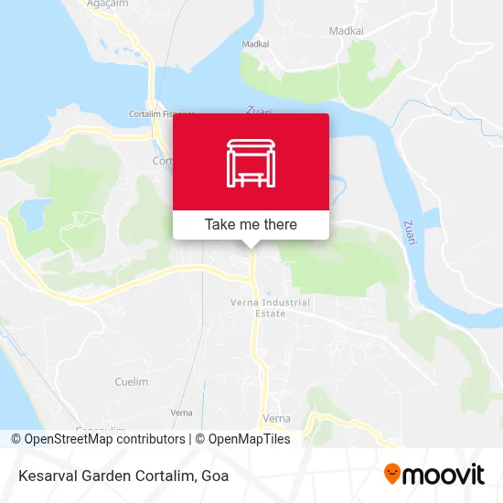 Kesarval Garden Cortalim map