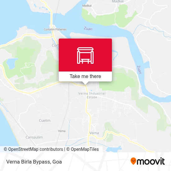 Verna Birla Bypass map