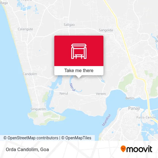 Orda Candolim map