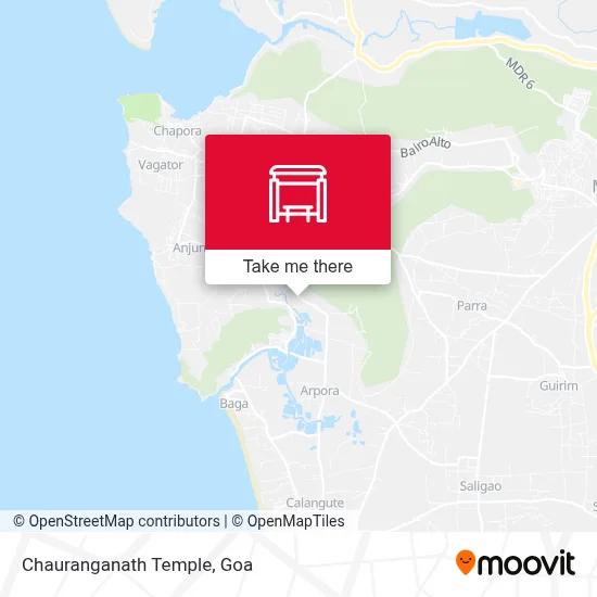 Chauranganath Mandir map