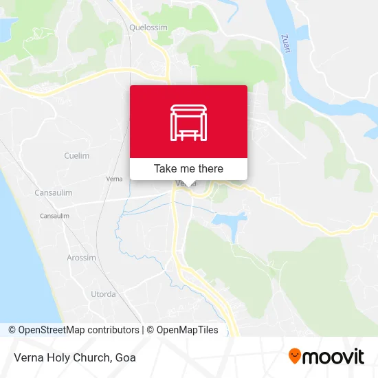 Verna Holy Church map