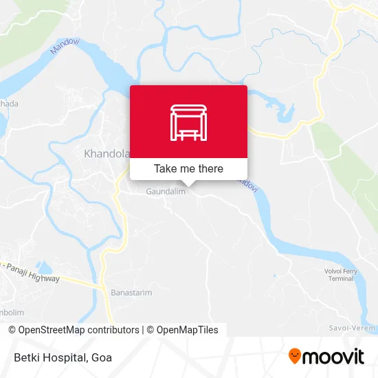 Betki Hospital map
