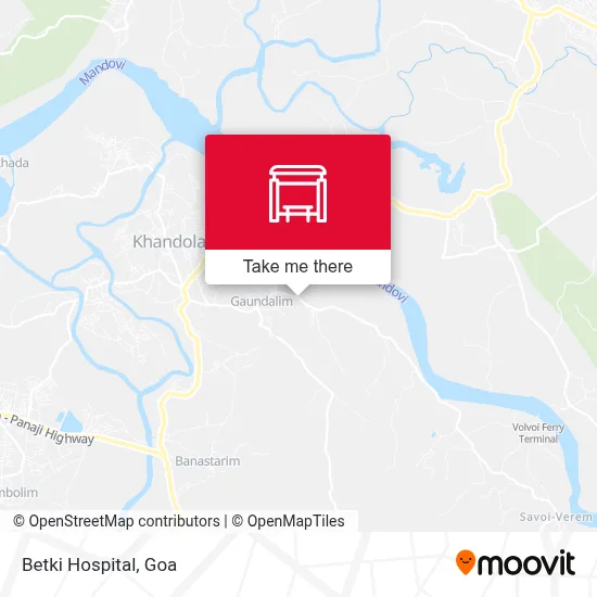 Betki Hospital map
