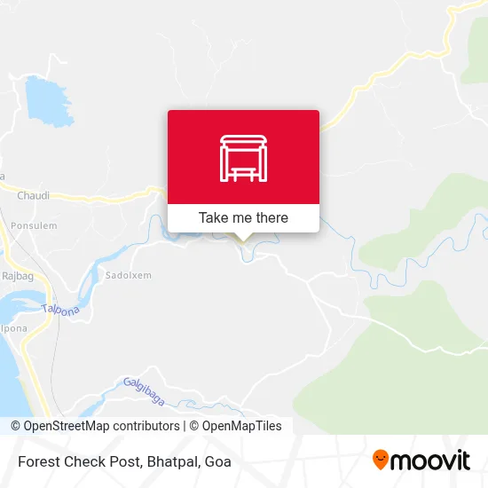 Forest Chk.Post, Bhatpal map