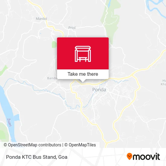 Ponda Ktc Bus Stand map