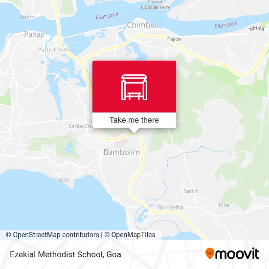 Ezekial Methodist School map